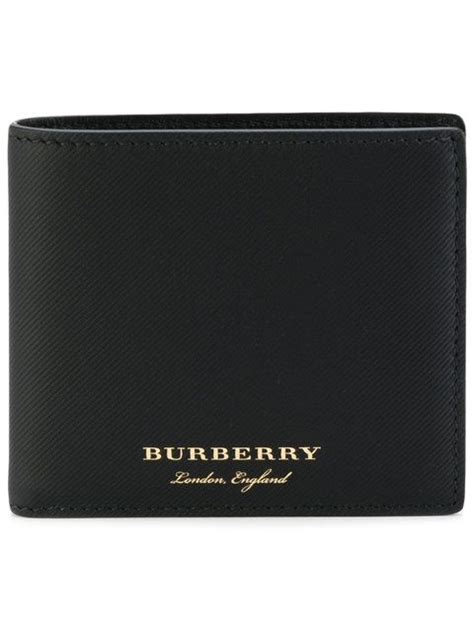 burberry trench leather bifold|B Shield Bifold Wallet in Slate .